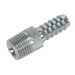 Sealey AC39 Screwed Tailpiece Male 1/4"BSPT - 5/16" Hose Pack of 5
