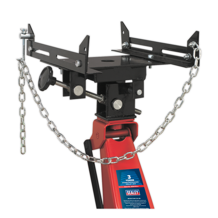 Sealey ADT200 Transmission Cradle 200kg Capacity for 3000CXD, Re-Boxed, Grade A, 12 Months Warranty