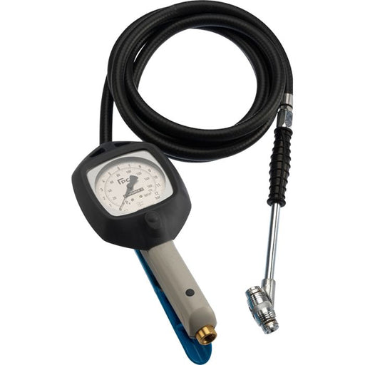 PCL AFG1H06 Airforce II Tyre Inflator 0-170 psi & 0-12 bar, 2.7m Hose Twin Clip-on Connector