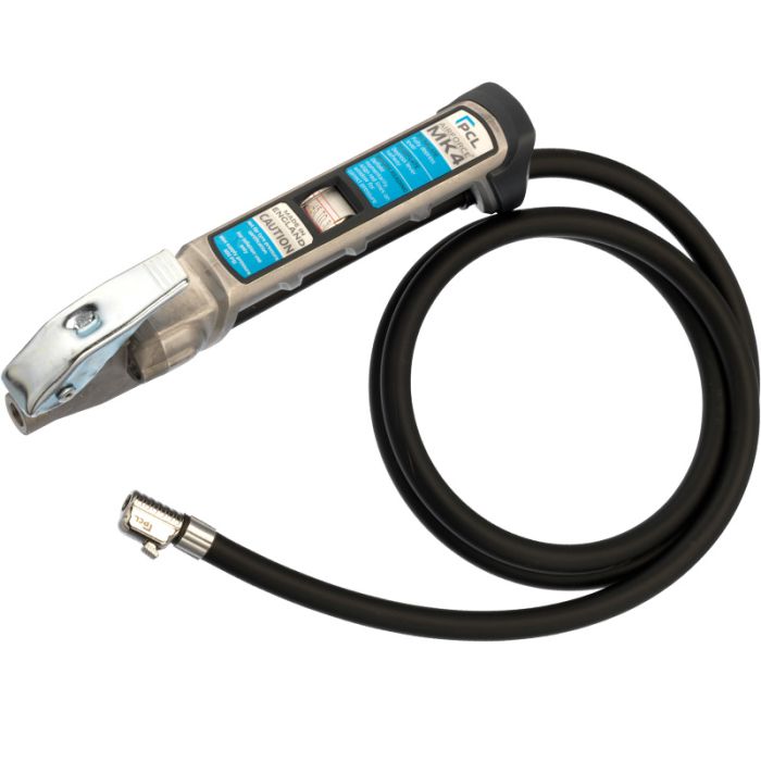 PCL AFG4H061 AIRFORCE MK4 Tyre Inflator 2.7m Hose Single Clip-on Connector