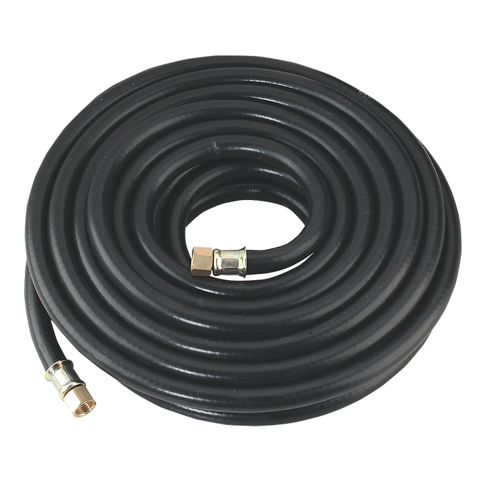 Air Hose 10m x Ø8mm with 1/4"BSP Unions Heavy-Duty, AH10RX, Sealey