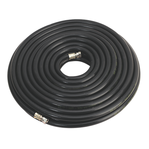 Air Hose 20m x Ø10mm with 1/4"BSP Unions Heavy-Duty, AH20RX/38, Sealey