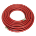 Air Hose 10m x Ø8mm with 1/4"BSP Unions, AHC10, Sealey