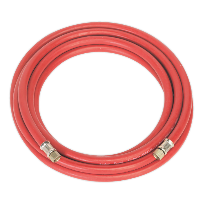 Air Hose, 5m x Ø8mm with 1/4"BSP Unions, AHC5, Sealey