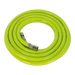 Air Hose High-Visibility 5m x Ø8mm with 1/4"BSP Unions, AHFC5, Sealey