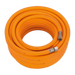Air Hose 15m x Ø8mm Hybrid High-Visibility with 1/4"BSP Unions, AHHC15, Sealey