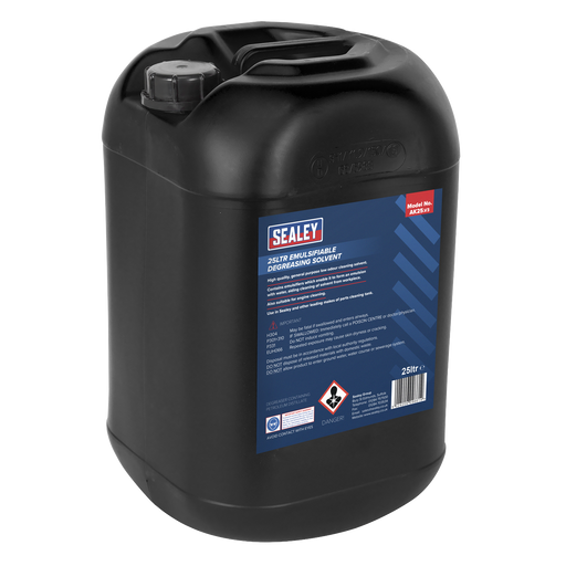 Sealey AK25 Degreasing Solvent Emulsifiable 25L