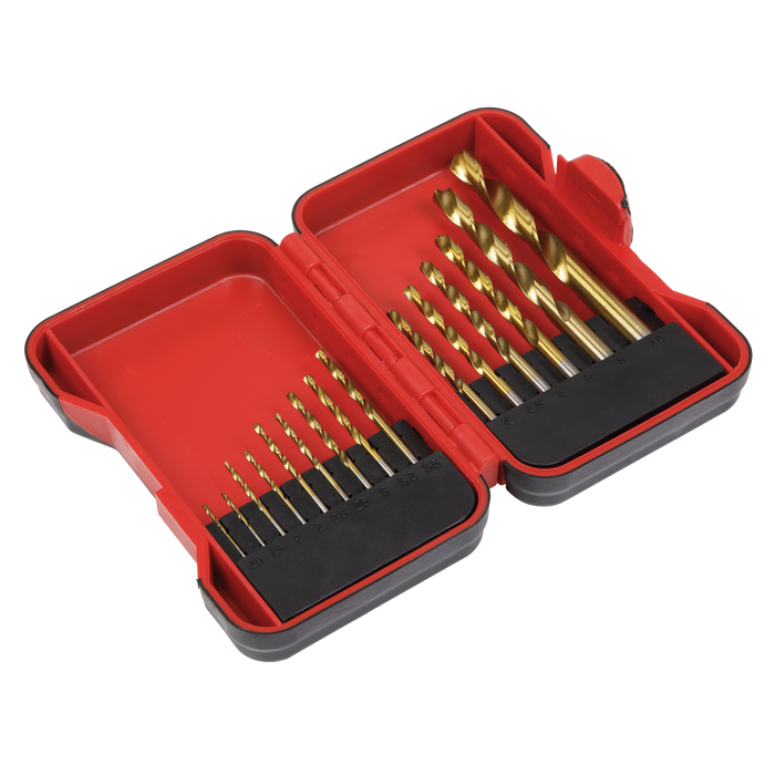 Sealey AK3715HSS HSS Drill Bit Set 15pc