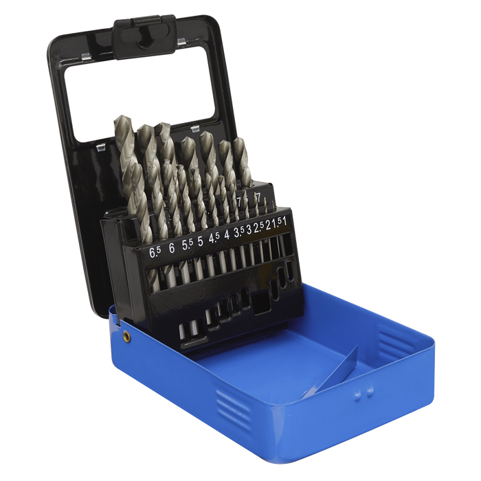 Sealey AK47191 HSS Split Point Fully Ground Drill Bit Set 19pc Metric