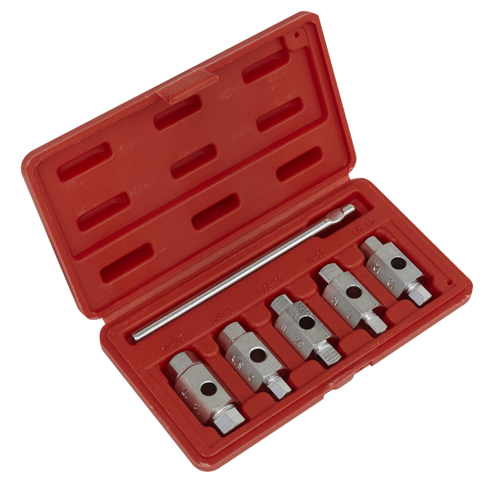 Sealey AK659 Drain Key Set 6pc Double End