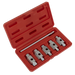Sealey AK659 Drain Key Set 6pc Double End
