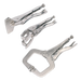 Welding Clamp & C' Clamp Set 3pc, AK67, Sealey