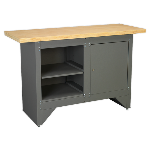 Sealey AP2010 Workbench with Cupboard Heavy-Duty, Refurbished, Grade C, 6 Months Warranty