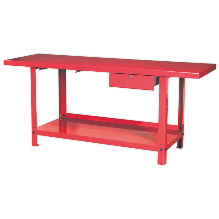Sealey AP3020 Workbench Steel 2m with 1 Drawer, Refurbished, Grade C, 6 Months Warranty