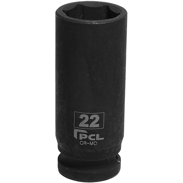 PCL APA11/22 22mm A/F, Deep Impact Socket, 1/2" Drive