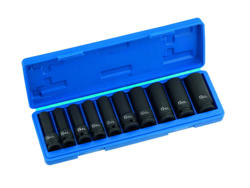 PCL APA11 10 Piece Deep Impact Socket Set, 1/2" Drive