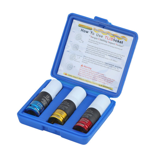 PCL APA14 Torque Limiting 1/2in Alloy Wheel Socket Set