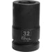 PCL APA40/32 32mm A/F, Deep Impact Socket, 1" Drive