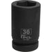 PCL APA40/36 36mm A/F, Deep Impact Socket, 1" Drive