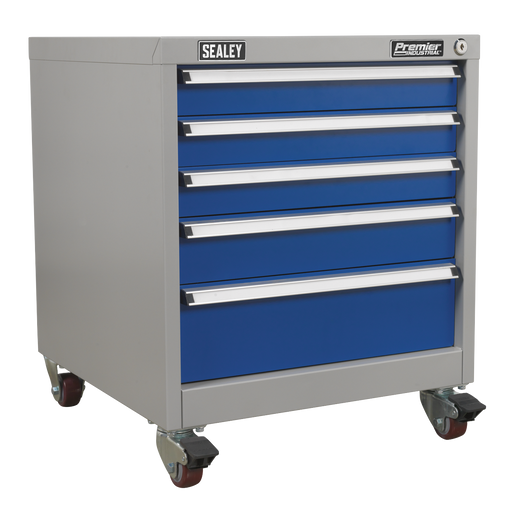Sealey API5657B Mobile Industrial Cabinet 5 Drawer, Ex-Showroom, Grade B, 6 Months Warranty