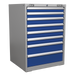 Sealey API7238 Cabinet Industrial 8 Drawer, Ex-Showroom, Grade B, 6 Months Warranty