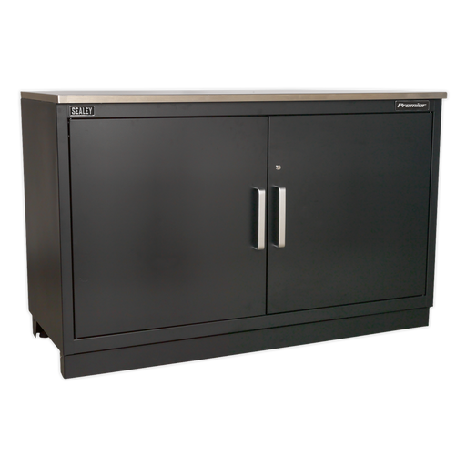 Sealey APMS02 Modular Floor Cabinet 2 Door 1550mm Heavy-Duty, Re-Boxed, Grade A, 12 Months Warranty