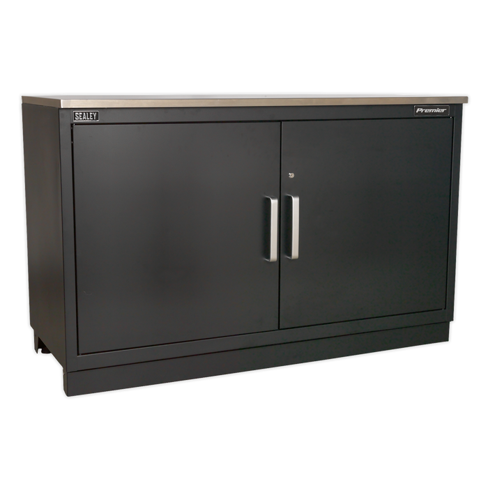 Sealey APMS02 Modular Floor Cabinet 2 Door 1550mm Heavy-Duty, Re-Boxed, Grade A, 12 Months Warranty