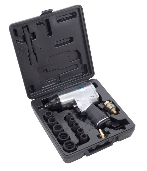 PCL APT205SET Impact Wrench Set 1/2" Drive (Includes Sockets & Case)