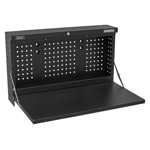 Sealey APWMW01 Wall Mounted Foldable Workbench 900mm, Re-Boxed, Grade A, 12 Months Warranty