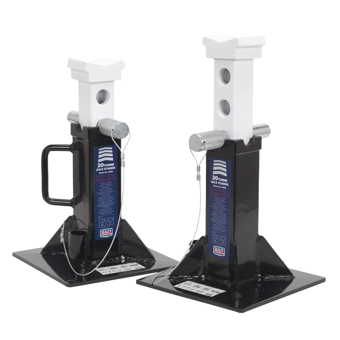 Sealey AS20 Axle Stands (Pair) 20tonne Capacity per Stand