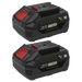 Sealey BK04 Power Tool Battery Pack 20V 4Ah Kit for SV20 Series