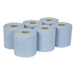 Sealey BLU150 Paper Roll Blue 2-Ply Embossed 150m Pack of 6