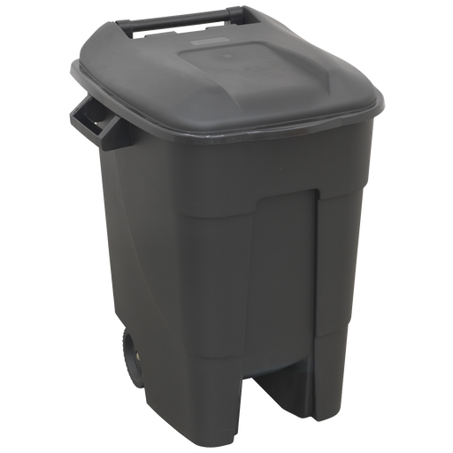 Sealey BM100 Refuse/Wheelie Bin 100L - Black