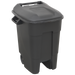 Sealey BM100 Refuse/Wheelie Bin 100L - Black