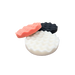 Abracs 150mm Corrugated Hook & Loop Sponge Pad - White Compounding - Pack of 1, BSA15004