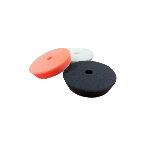Abracs 150mm Bevelled Hook & Loop Sponge Pad - Orange Polishing - Pack of 1, BSA15008