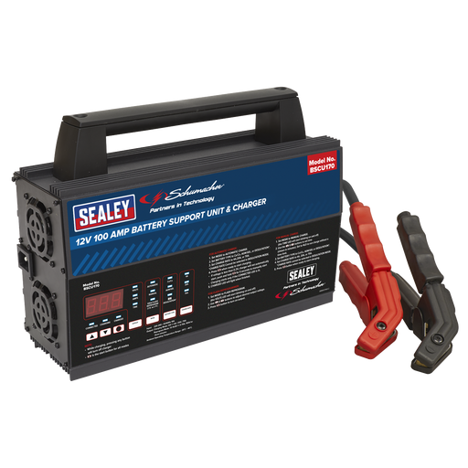 Sealey BSCU170 Schumacher® Battery Support Unit & Charger - 12V 100A