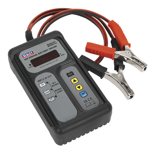 Sealey BT2101 Digital Battery Tester 12V