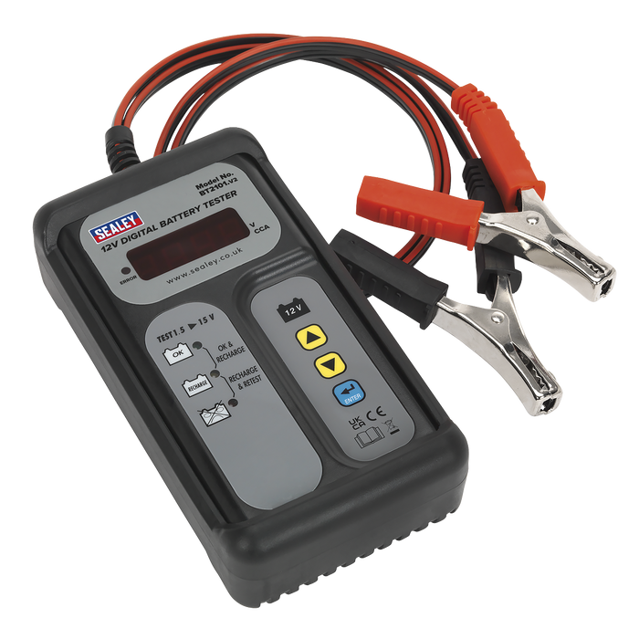 Sealey BT2101 Digital Battery Tester 12V
