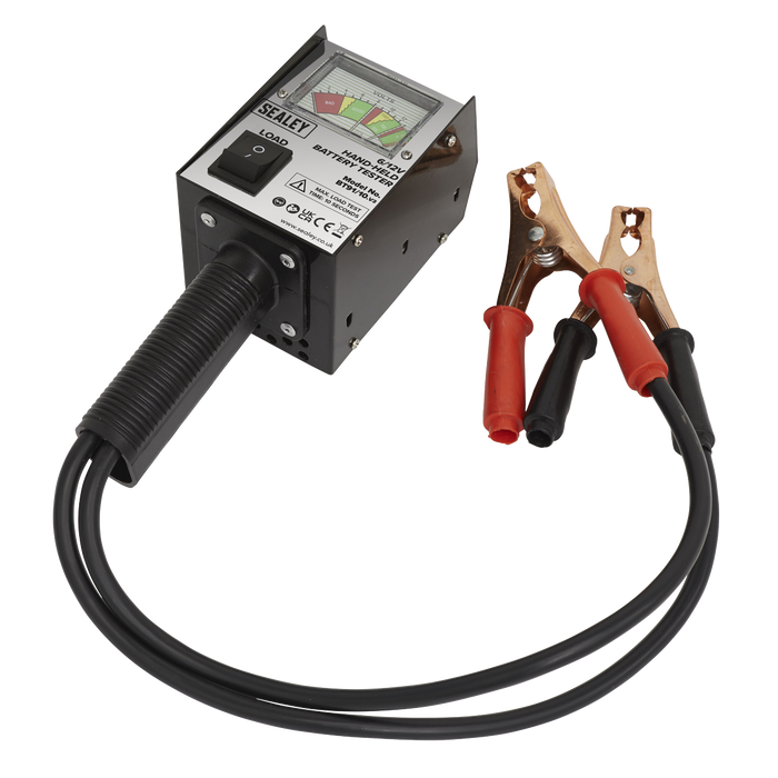 Sealey BT91/10 Battery Tester 6/12V Handheld