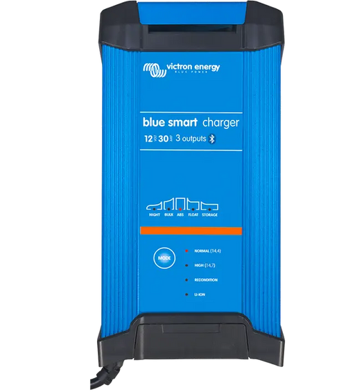 Victron Energy Blue Smart IP65 Charger 6V/12V-1.1 230V UK Retail - BPC120134024R, 5 Years Warranty