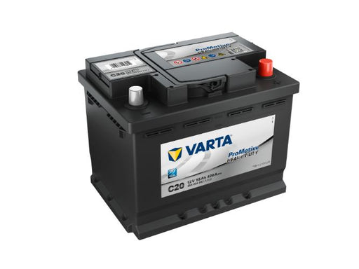 C20 VARTA PROMOTIVE BLACK 12V 55Ah - 635052100, 2 Years Warranty