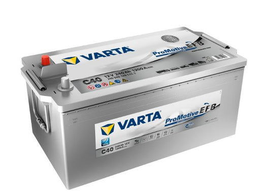 C40 VARTA PROMOTIVE EFB 12V 240Ah - 740500120 Type E9N, 2 Years Warranty