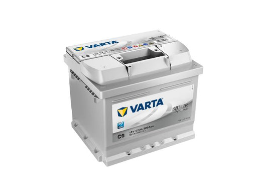 C6 Varta Silver Dynamic Car Battery 12V 52Ah - 552401052 Type 063, 4 Years Warranty