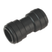 Sealey CAS22SC Straight Connector Ø22mm Pack of 5 (John Guest Speedfit® - PM0422E)