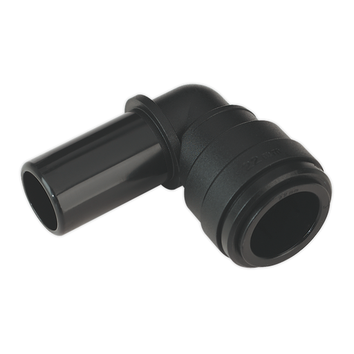 Sealey CAS22SE Stem Elbow 22mm Pack of 2 (John Guest Speedfit® - PM222222E)