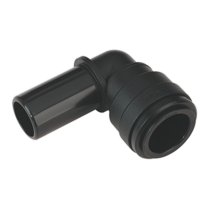 Sealey CAS22SE Stem Elbow 22mm Pack of 2 (John Guest Speedfit® - PM222222E)