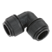 Sealey CAS28EE Equal Elbow Ø28mm Pack of 5 (John Guest Speedfit® - PM0328E)