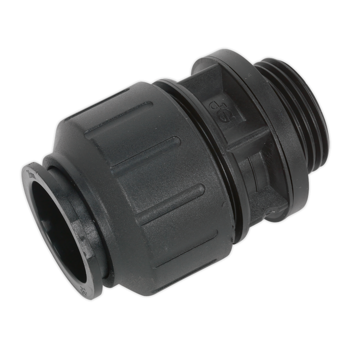 Sealey CAS28SA Straight Adaptor 28mm 1"BSP Pack of 2 (John Guest Speedfit® - PM012818E)