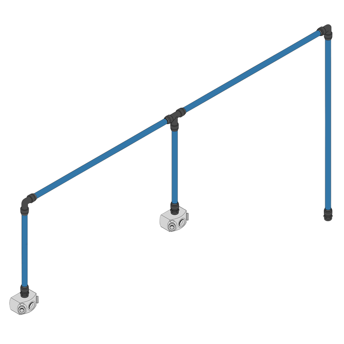 Sealey CASKIT2 Speedfit® 12m 2-Drop Air Supply System Kit